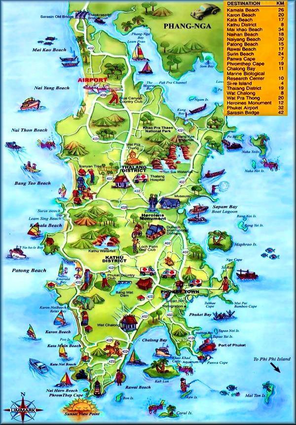 Map phuket.